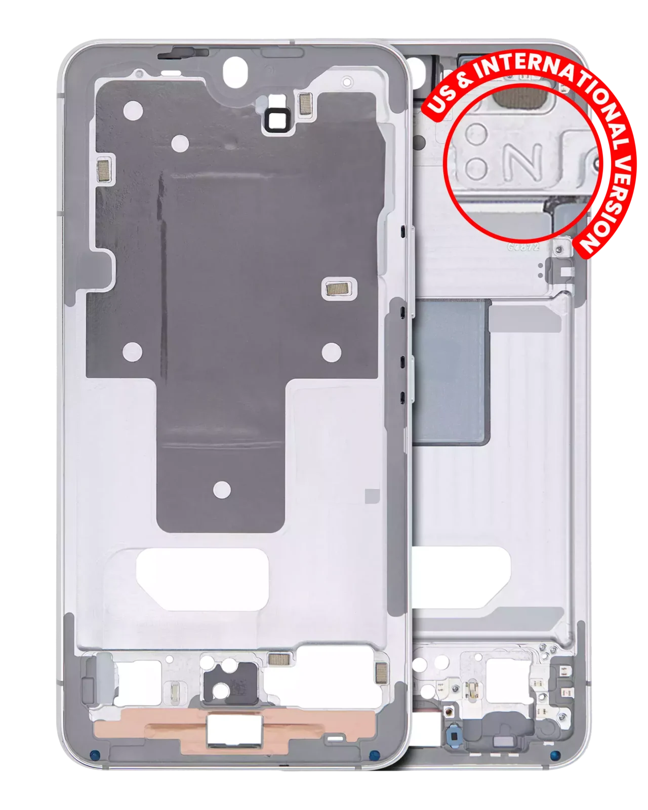 Mid-Frame Housing For Samsung Galaxy S22 5G (US & International Version) (White)
