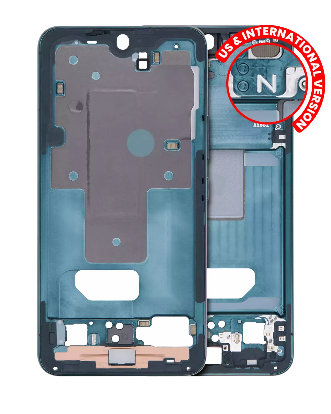 Mid-Frame Housing For Samsung Galaxy S22 5G (US & International Version) (Green)