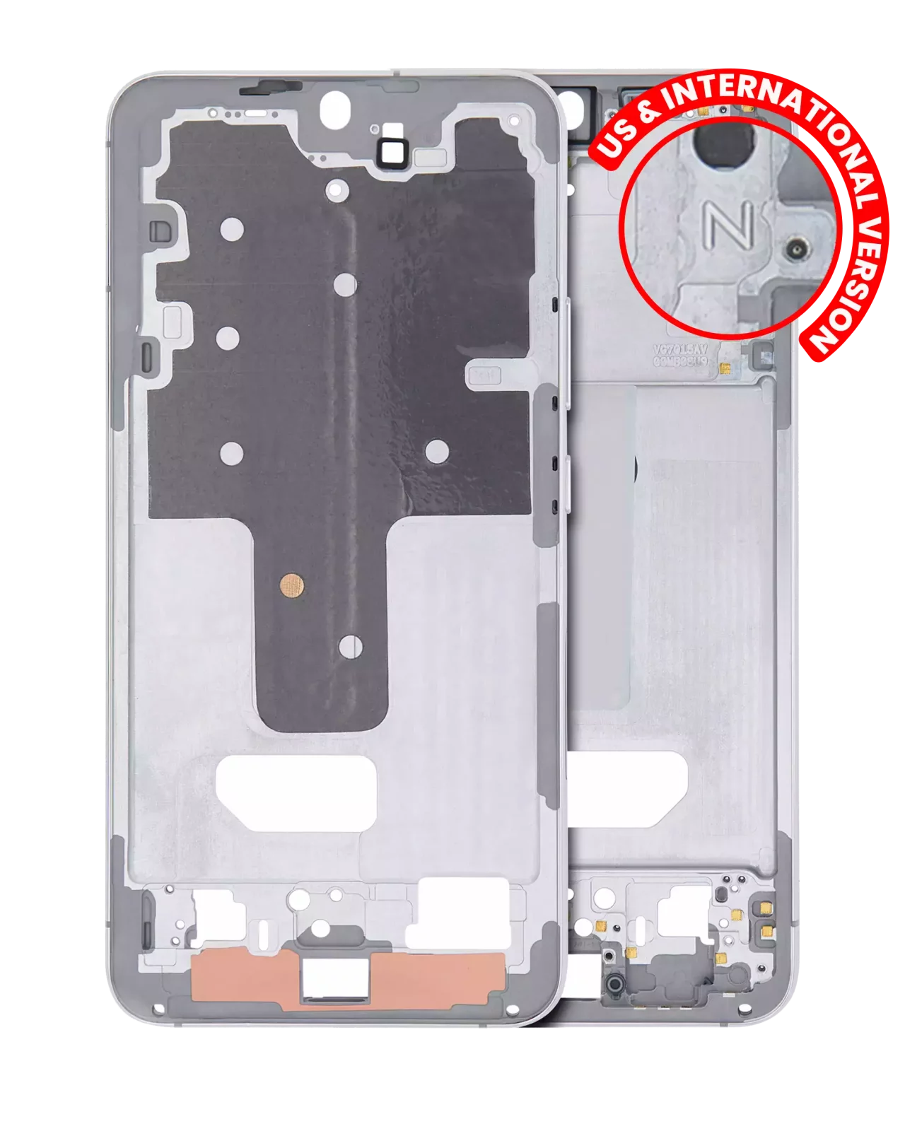 Mid-Frame Housing For Samsung Galaxy S22 Plus 5G (US & International Version) (White)