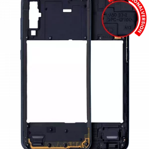 Mid-Frame Housing For Samsung Galaxy A50 (A505 / 2019) (International Version) (Aftermarket Plus) (Black)