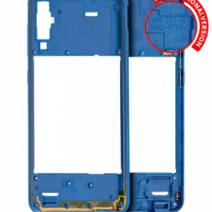 Mid-Frame Housing For Samsung Galaxy A50 (A505 / 2019) (International Version) (Aftermarket Plus) (Blue)