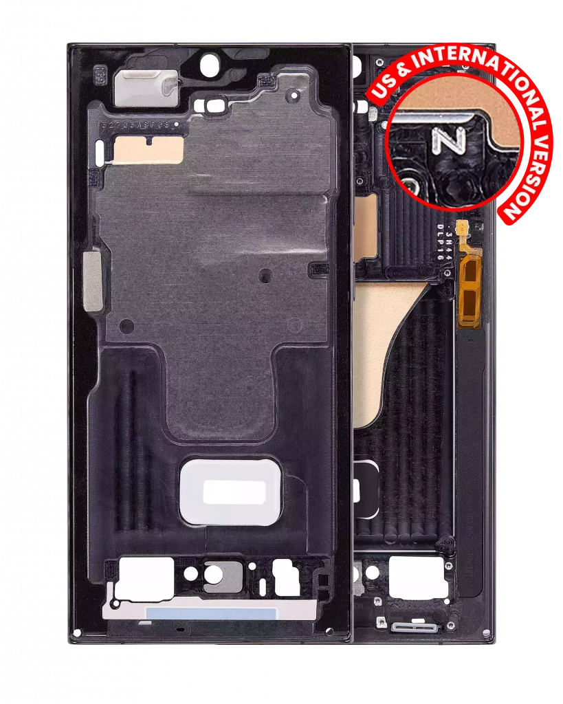 Mid-Frame Housing For Samsung Galaxy S23 Ultra 5G (US & International Version) (Graphite)