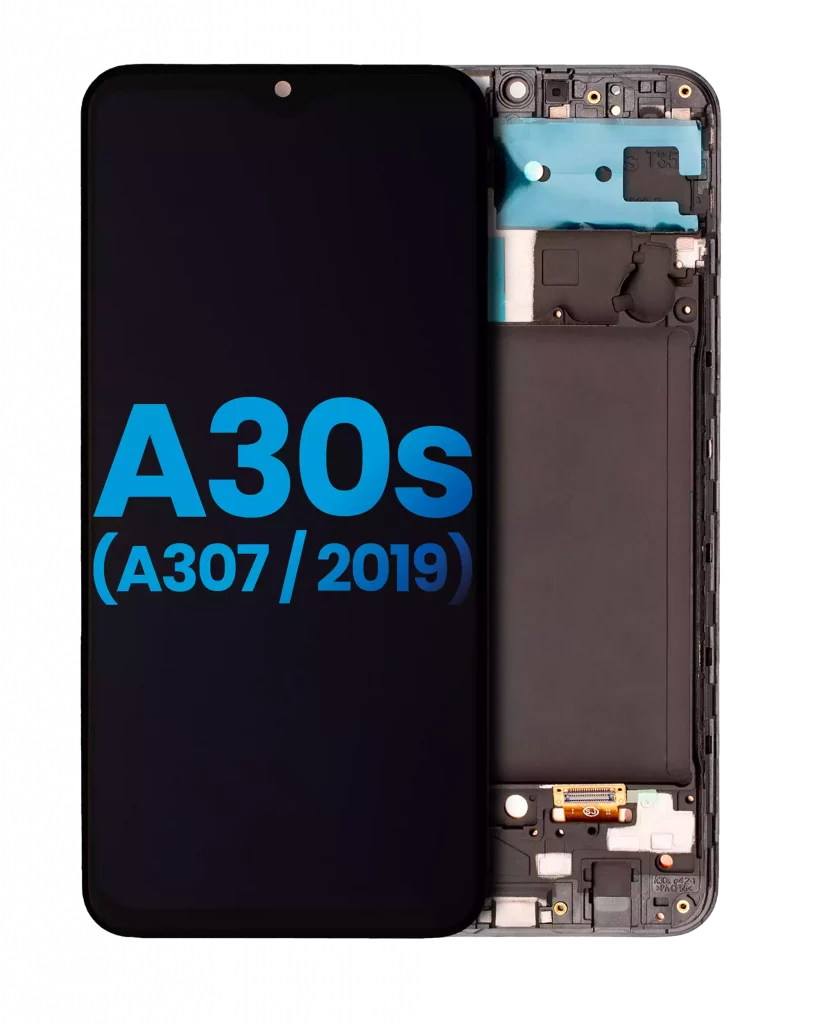 LCD Assembly With Frame (Without Finger Print Sensor) For Samsung Galaxy A30s (A307 / 2019) (Aftermarket: Incell) (All Colors)