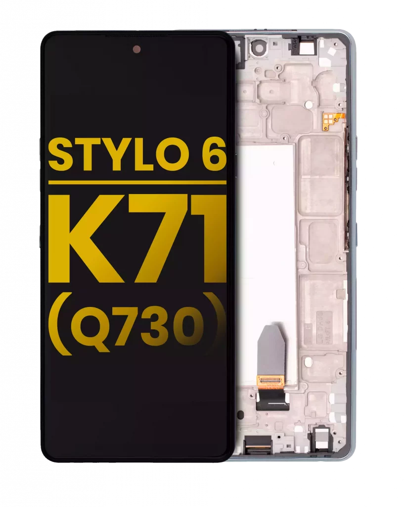 LCD Assembly With Frame For LG Stylo 6 / K71 (Refurbished) (Silver)