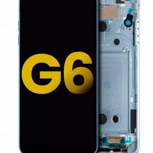 LCD Assembly With Frame For LG G6 (Refurbished) (Marine Blue)