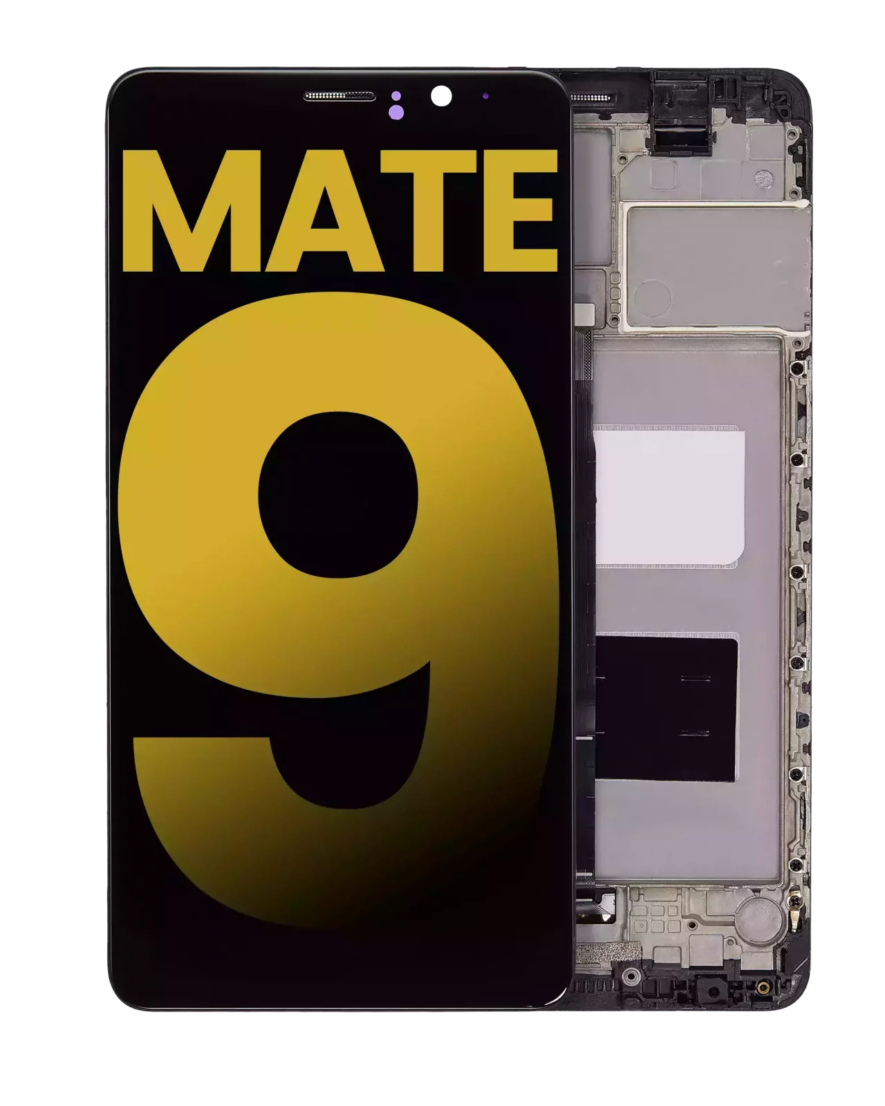 LCD Assembly With Frame For Huawei Mate 9 (Refurbished) (Black)