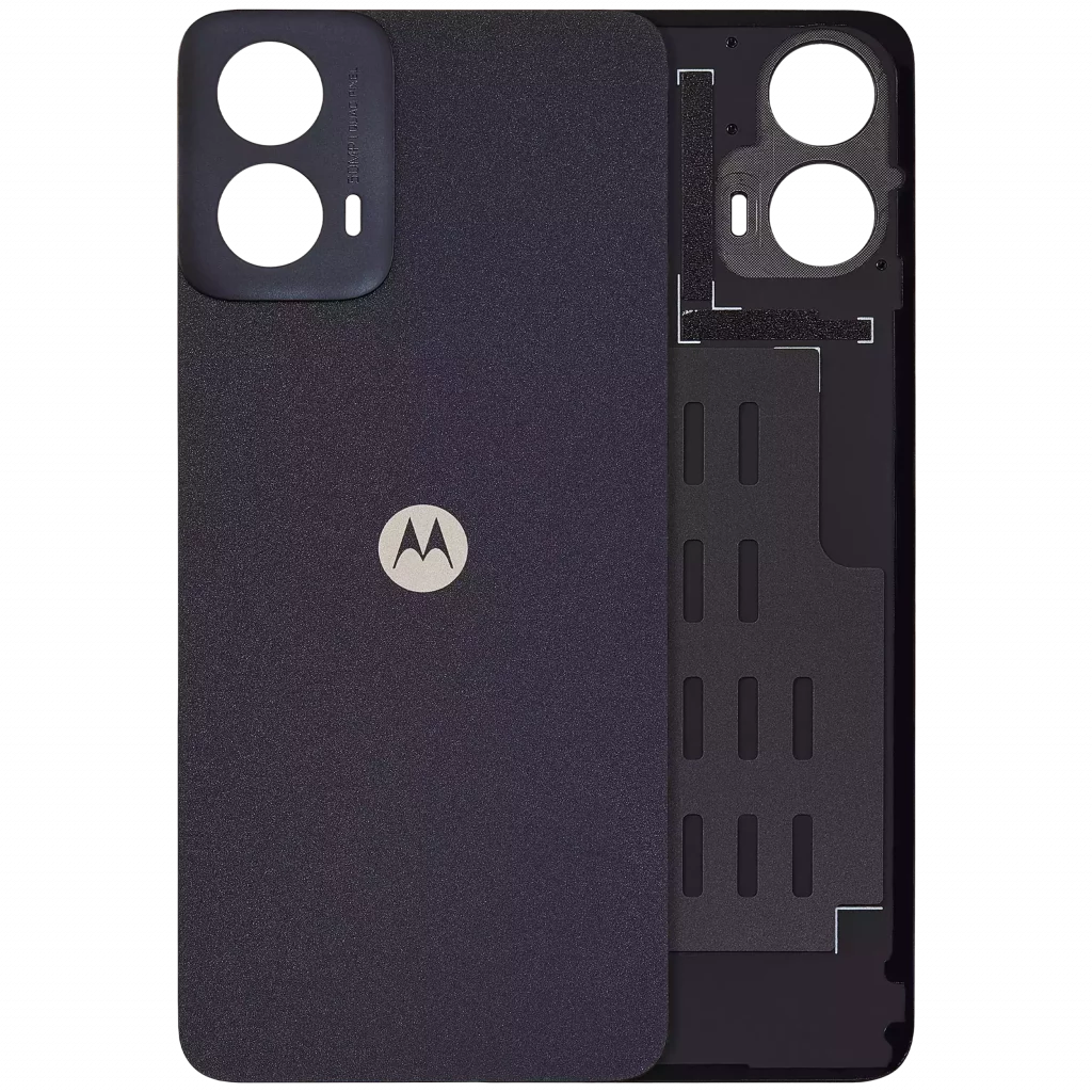 Back Cover Glass For Motorola Moto G34 (XT2363 / 2023) (Genuine OEM) (Charcoal Black)
