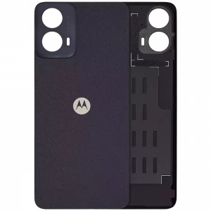 Back Cover Glass For Motorola Moto G34 (XT2363 / 2023) (Genuine OEM) (Charcoal Black)