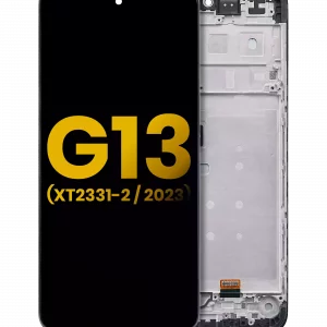 LCD Assembly With Frame For Motorola Moto G13 (XT2331 / 2023) (Refurbished) (All Colors)