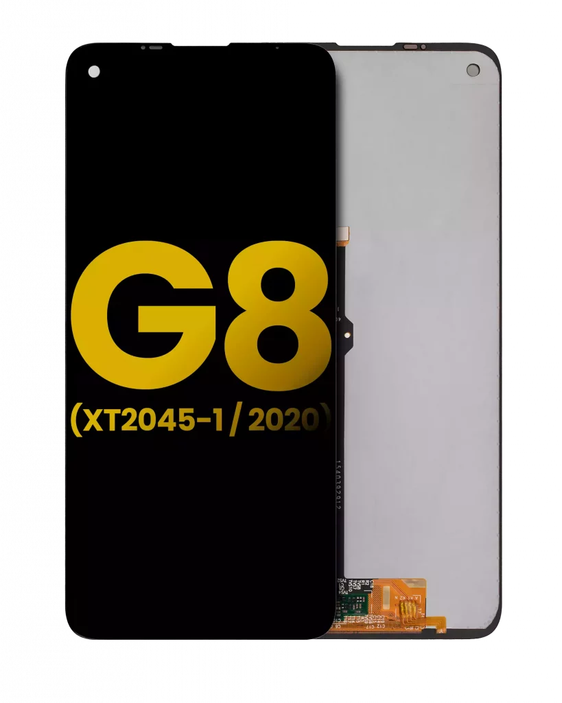 LCD Assembly Without Frame For Motorola Moto G8 (XT2045-1 / 2020) (Refurbished) (Black)