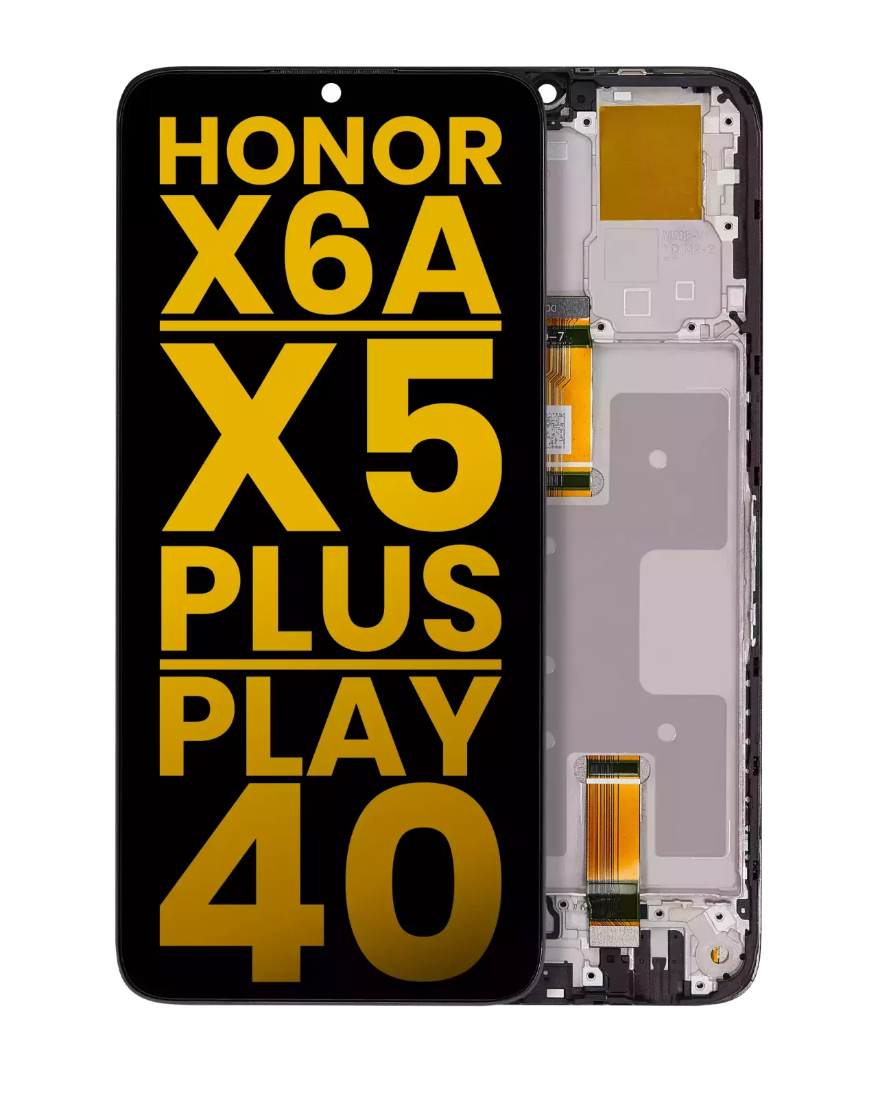 LCD Assembly With Frame For Honor X6A / X5 Plus / Play 40 (Refurbished) (All Colors)