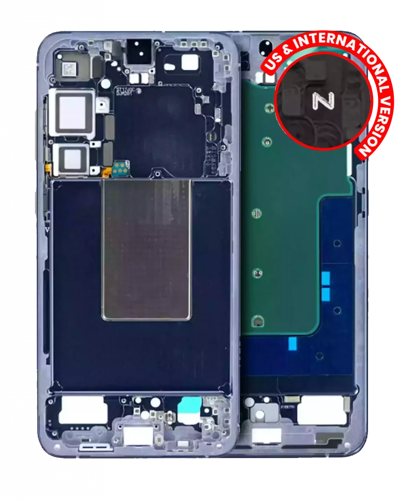 Mid-Frame Housing For Samsung Galaxy S24 Plus 5G (US & International Version) (Cobalt Violet)