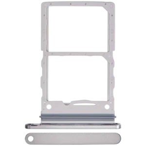Dual Sim Card Tray For Samsung Galaxy Z Flip 6 (F741) (Premium) (Silver Shadow)