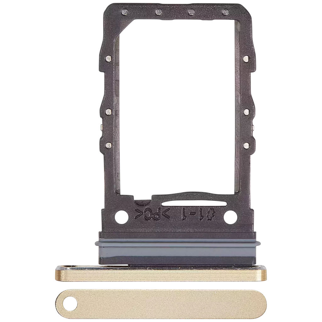 Single Sim Card Tray For Samsung Galaxy Z Flip 6 (F741) (Premium) (Yellow)