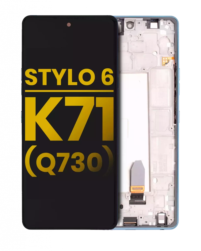 LCD Assembly With Frame For LG Stylo 6 / K71 (Refurbished) (Blue)