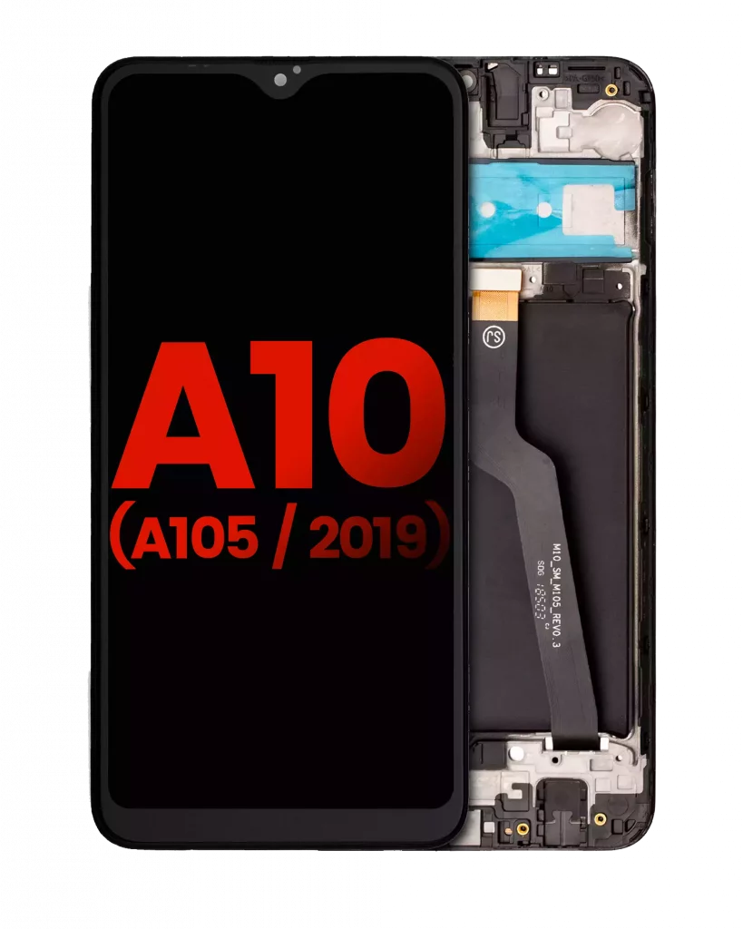 LCD Assembly With Frame For Samsung Galaxy A10 (A105 / 2019) (Single Card Version) (Aftermarket Plus) (All Colors)