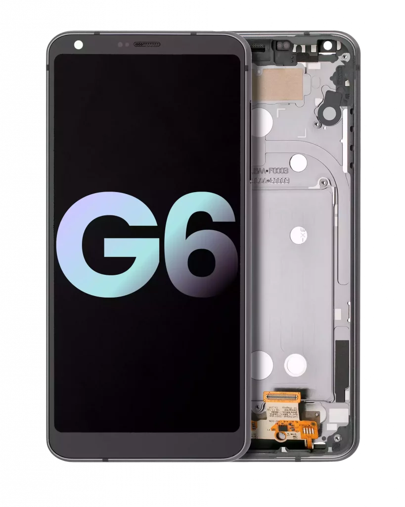 LCD Assembly With Frame For LG G6 (Genuine OEM) (Astro Black)