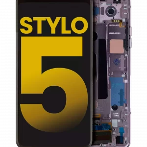 LCD Assembly With Frame For LG Stylo 5 (Refurbished) (Blonde Rose)