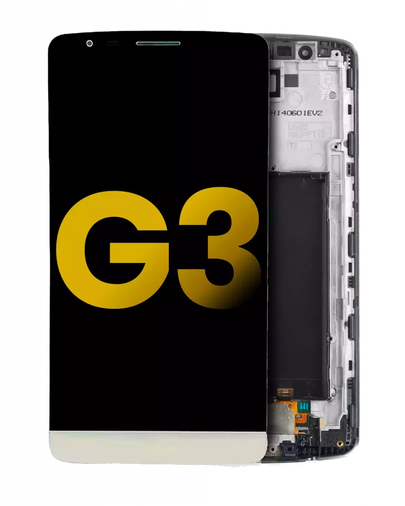 LCD Assembly With Frame For LG G3 (Refurbished) (Gold)