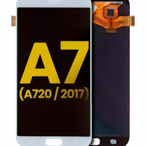 OLED Assembly Without Frame For Samsung Galaxy A7 (Refurbished: Cosmetic Grade: New) (A720 / 2017) (Sky Blue)