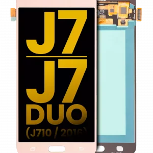 OLED Assembly Without Frame For Samsung Galaxy J7 / J7 Duo (J710 / 2016) (Refurbished) (Gold)