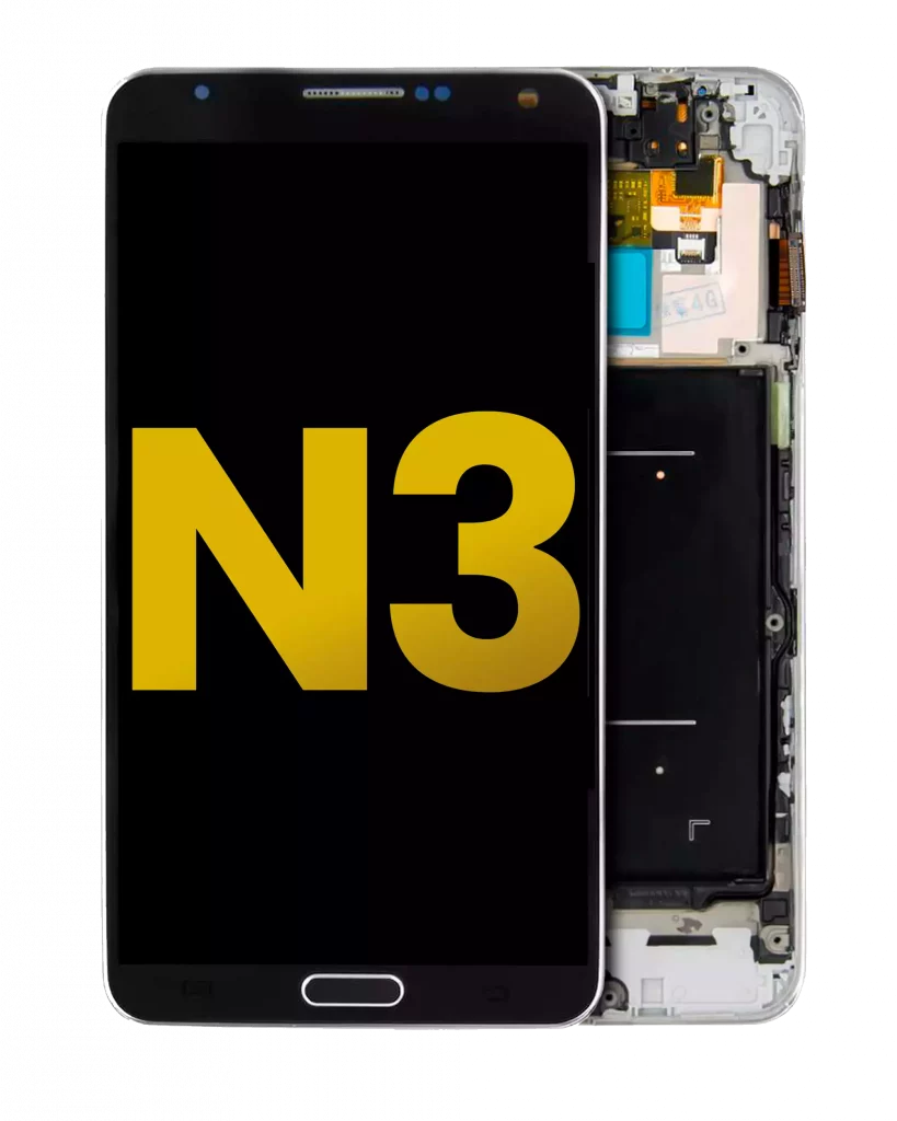 OLED Assembly With Frame For Samsung Galaxy Note 3 (Refurbished) (Verizon / Sprint) (Black)