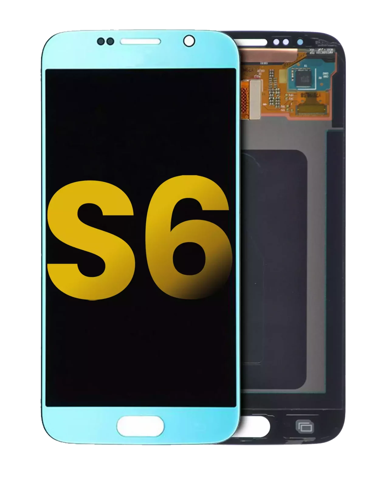 OLED Assembly Without Frame For Samsung Galaxy S6 (Refurbished) (Blue Topaz)