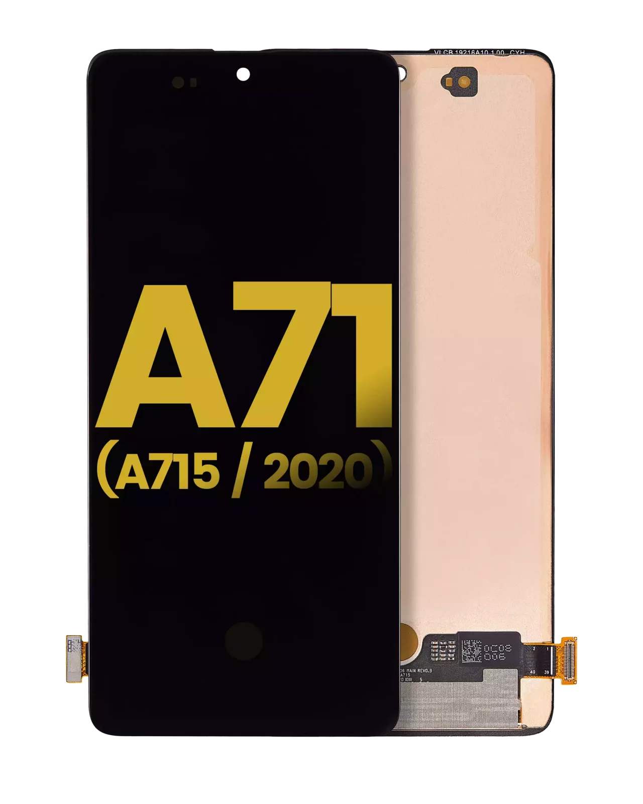 OLED Assembly Without Frame For Samsung Galaxy A71 (A715 / 2020) (Refurbished) (All Colors)