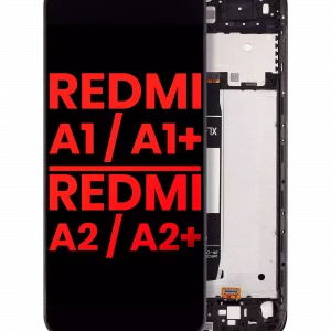 LCD Assembly With Frame For Xiaomi Redmi A1 / Xiaomi Redmi A1+ / Redmi A2 / Redmi A2+ (Aftermarket Plus) (All Colors)