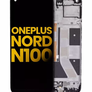 LCD Assembly With Frame For OnePlus Nord N100 (Refurbished) (Black)