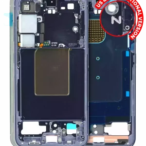 Mid-Frame Housing For Samsung Galaxy S24 5G (US & International Version) (Cobalt Violet)