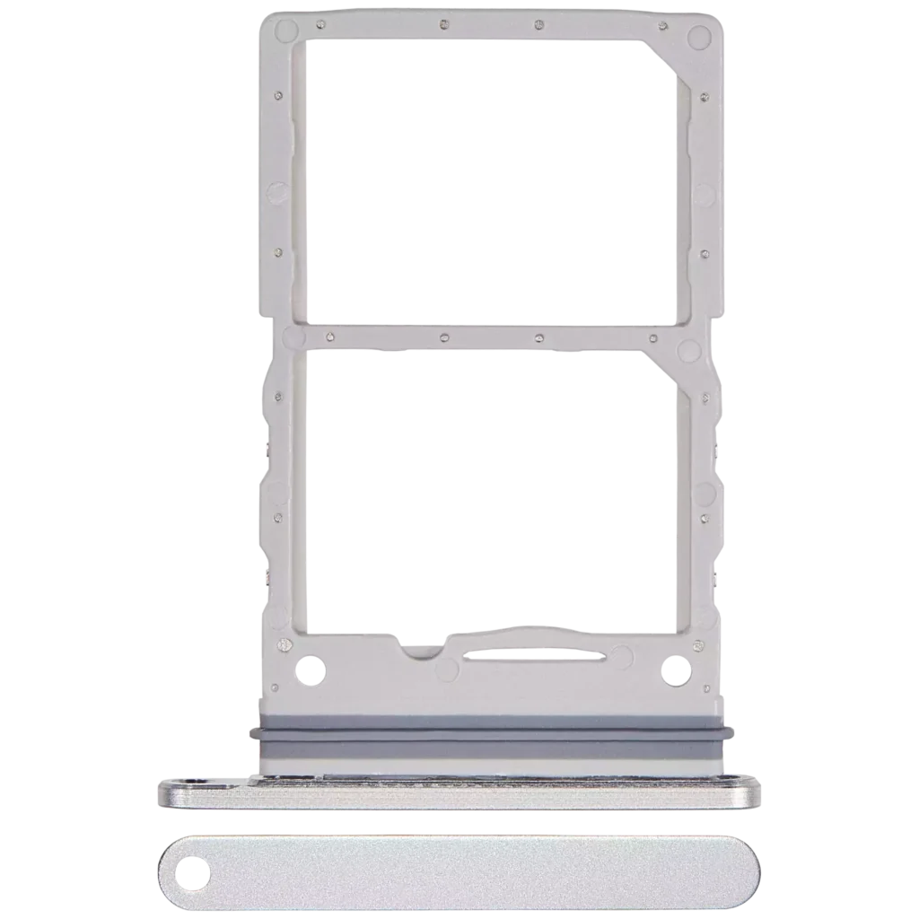Dual Sim Card Tray For Samsung Galaxy Z Flip 6 (F741) (Premium) (White)