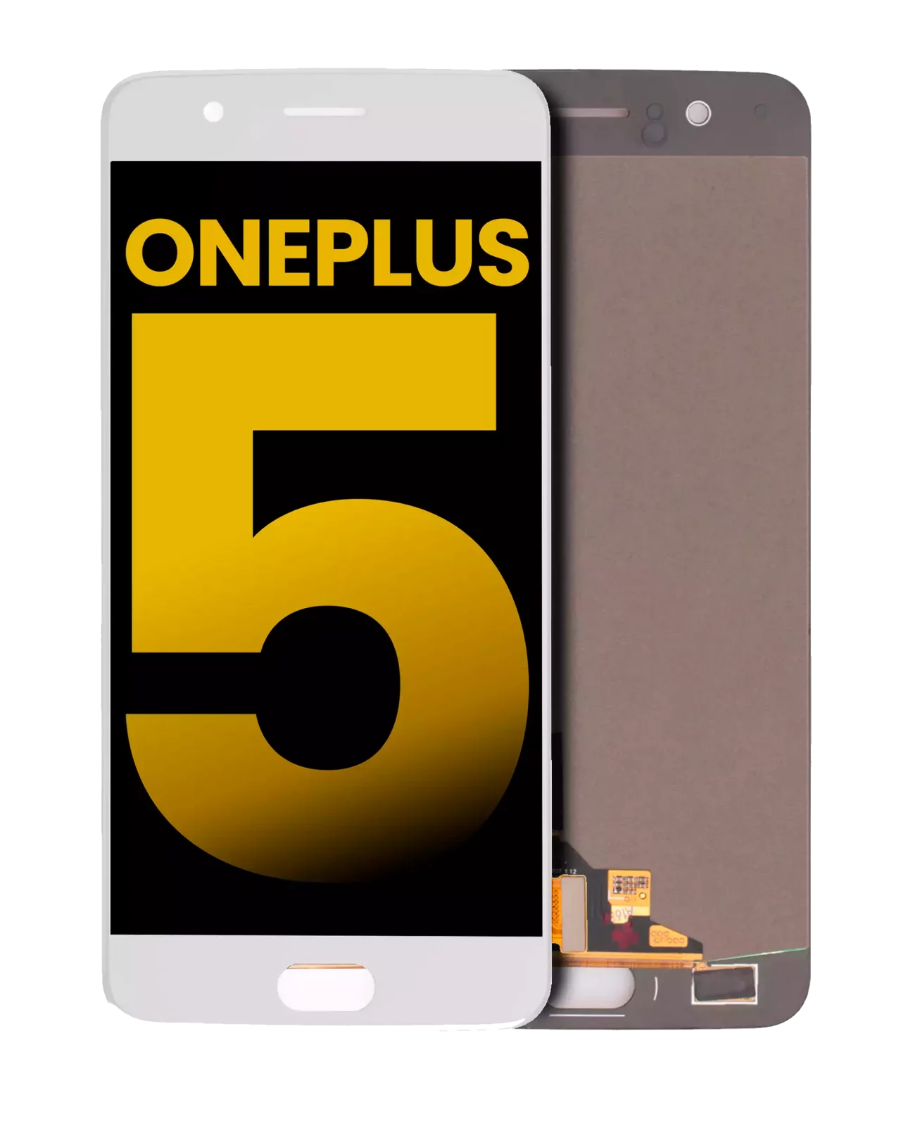 LCD Assembly Without Frame For OnePlus 5 (Refurbished) (White)