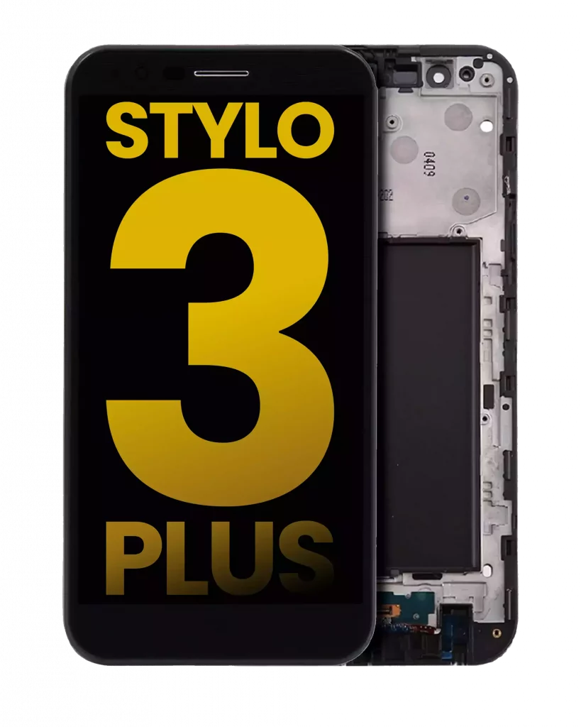 LCD Assembly With Frame For LG Stylo 3 Plus (TP450 / MP450 / M470) (Refurbished) (Black)