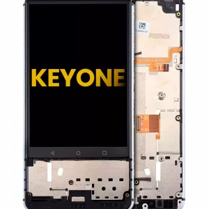 LCD Assembly With Frame For BlackBerry KEYone (Refurbished) (Silver)