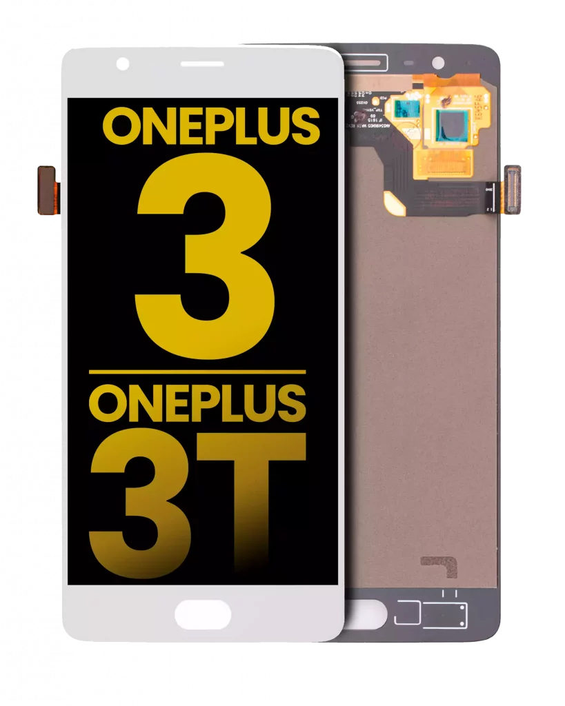 LCD Assembly Without Frame For OnePlus 3 / OnePlus 3T (Refurbished) (White)