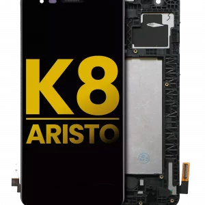 LCD Assembly With Frame For LG K8 (2017) / Aristo (US Version) (Refurbished) (Black)