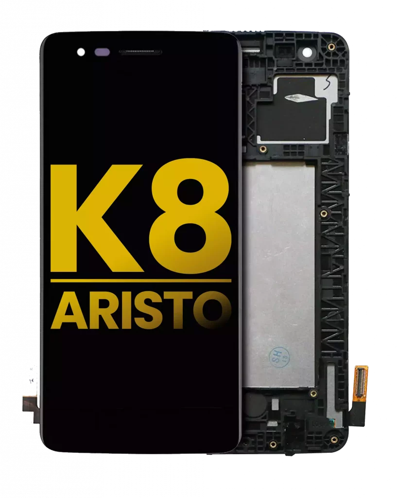 LCD Assembly With Frame For LG K8 (2017) / Aristo (US Version) (Refurbished) (Black)