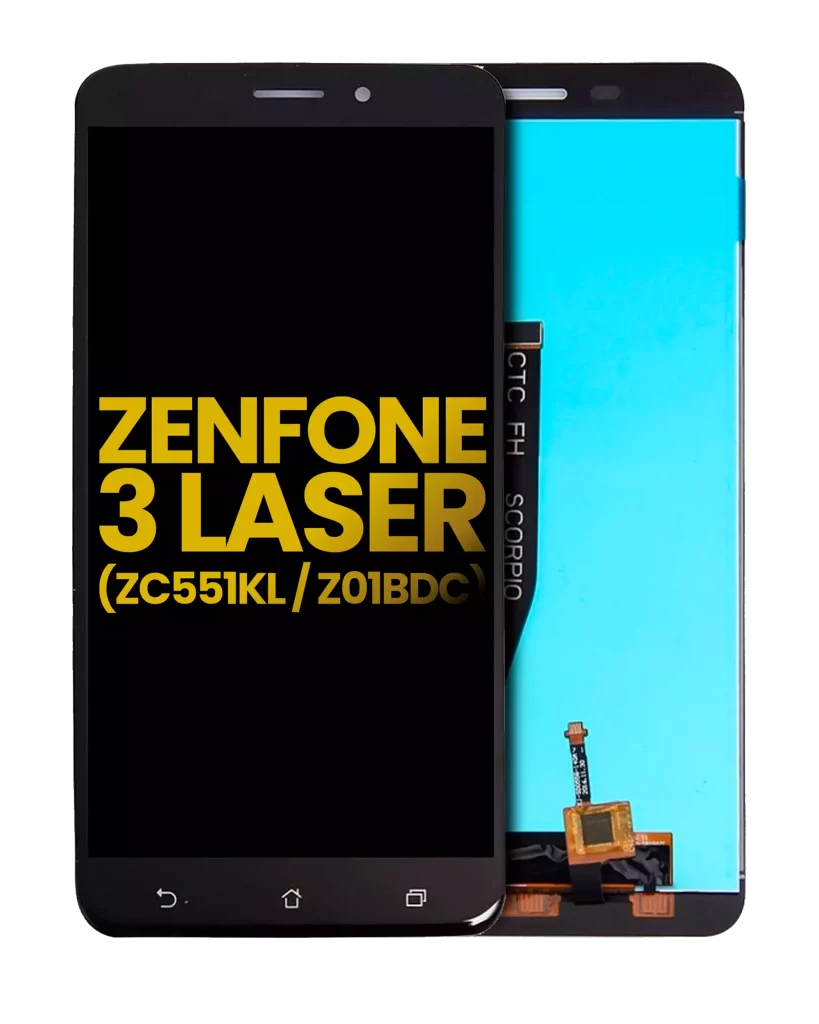 LCD Assembly Without Frame For Asus ZenFone 3 Laser (ZC551KL / 2016) (Refurbished) (Black)