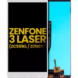 LCD Assembly Without Frame For Asus ZenFone 3 Laser (ZC551KL / 2016) (Refurbished) (White)