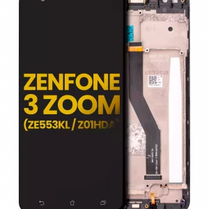 LCD Assembly With Frame For Asus ZenFone 3 Zoom (ZE553KL / 2017) (Refurbished) (Black)