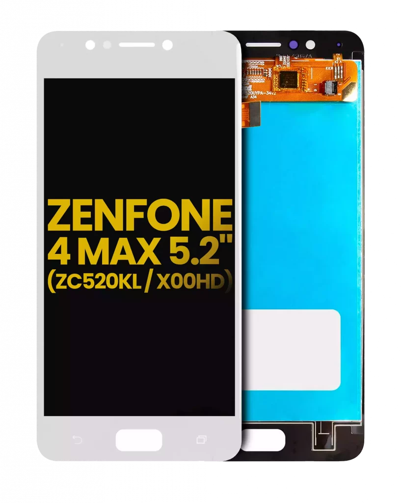 LCD Assembly Without Frame For Asus ZenFone 4 Max 5.2" (ZC520KL / 2017) (Refurbished) (White)