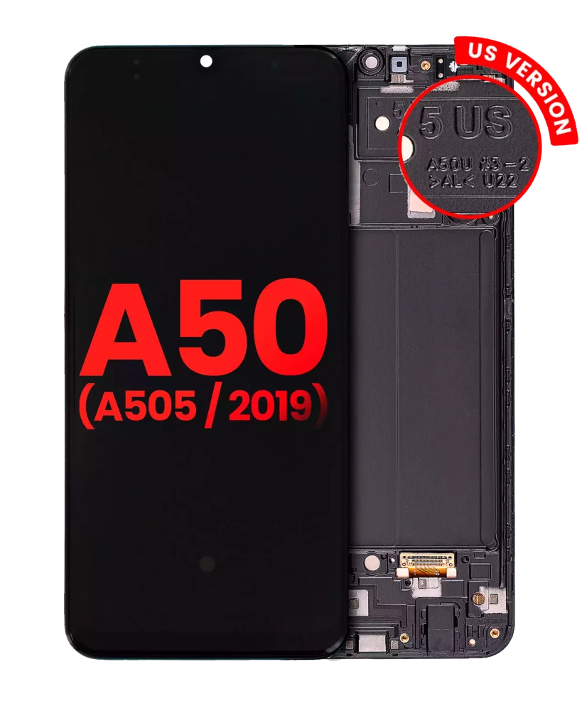 OLED Assembly With Frame For Samsung Galaxy A50 (A505 / 2019) (US Version) (Aftermarket Plus) (All Colors)