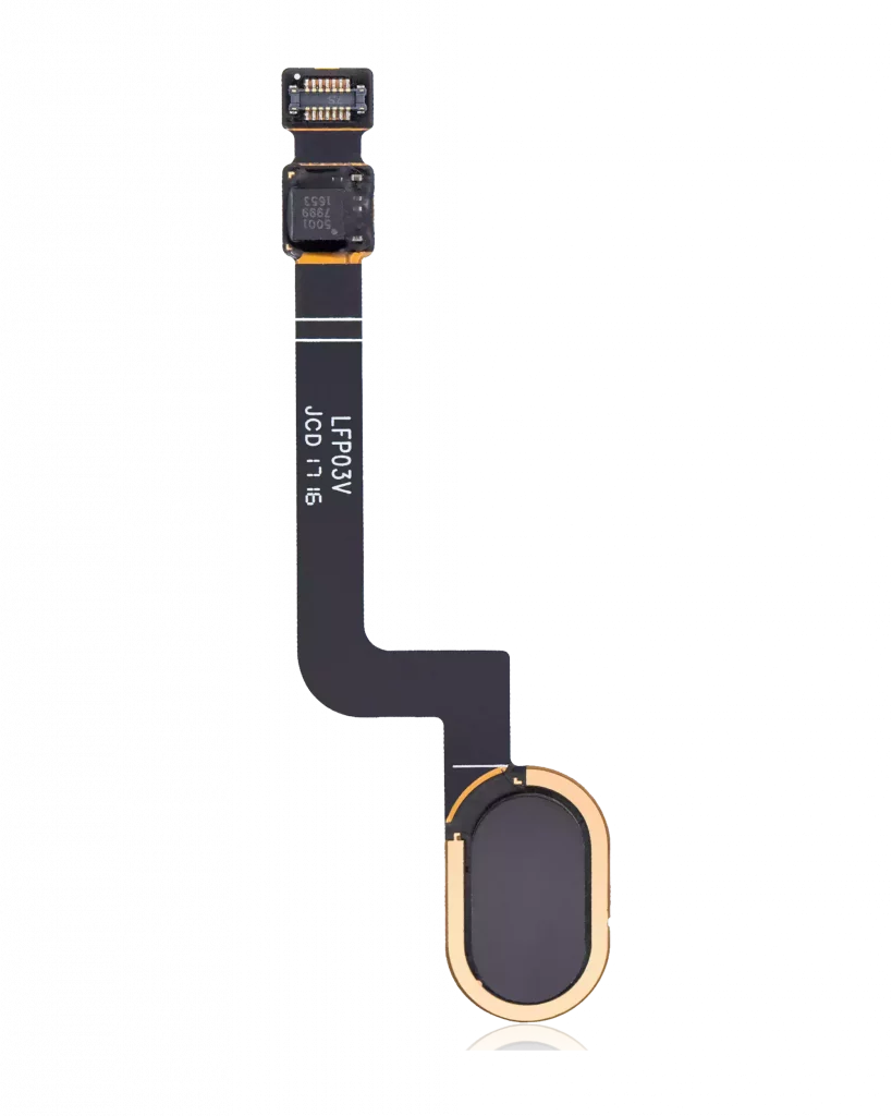 Home Button With Flex Cable For Motorola Moto G5 Plus (XT1687 / 2017) (Genuine OEM) (Black)