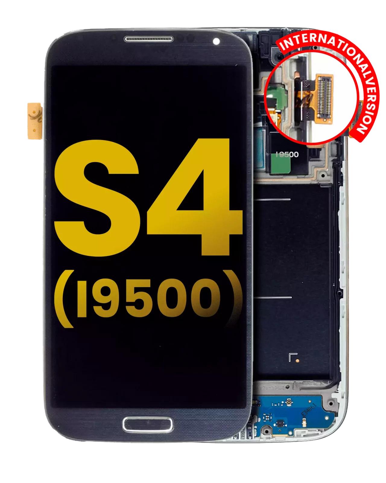 OLED Assembly With Frame For Samsung Galaxy S4 (i9500) (International Version) (Refurbished) (Black)