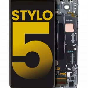 LCD Assembly With Frame For LG Stylo 5 (Refurbished) (Aurora Black)