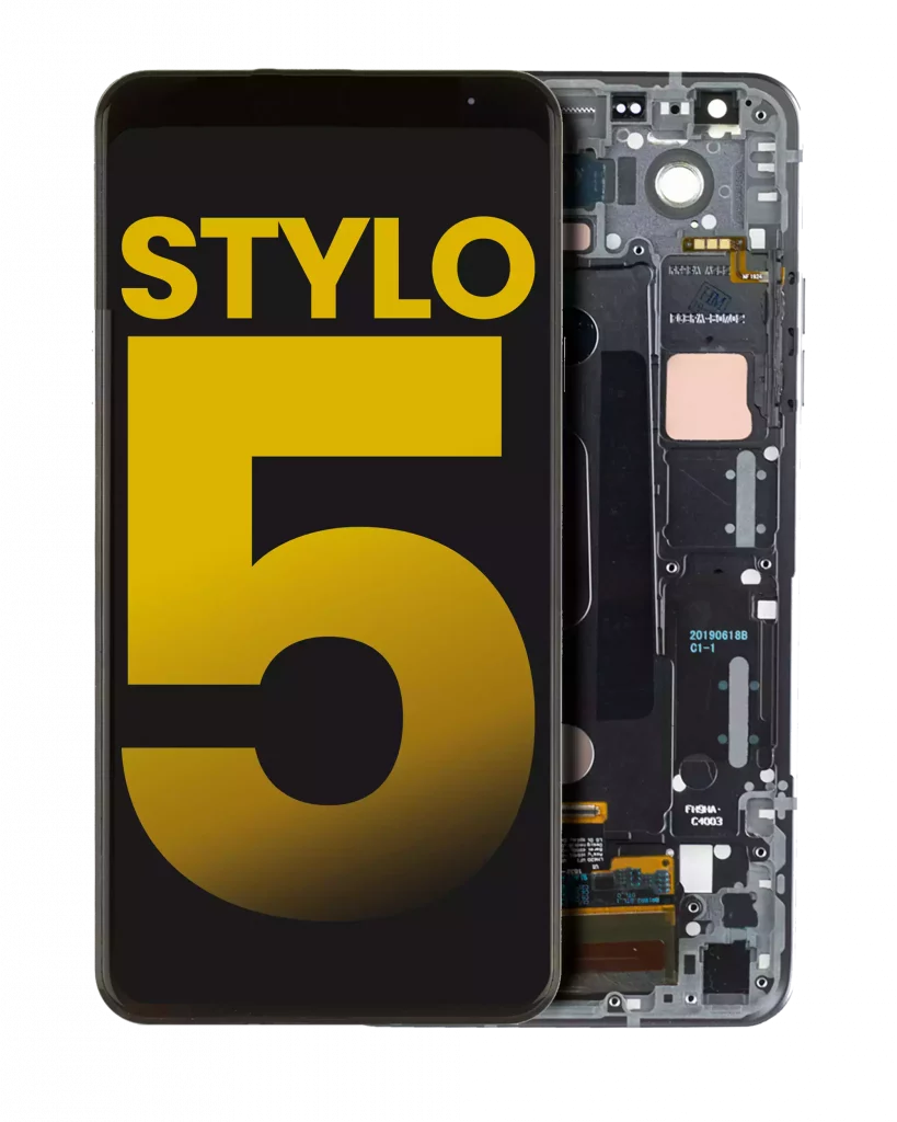 LCD Assembly With Frame For LG Stylo 5 (Refurbished) (Aurora Black)