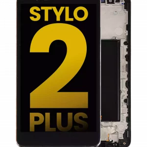 LCD Assembly With Frame For LG Stylo 2 Plus (K550 / MS550) (Refurbished) (Black)