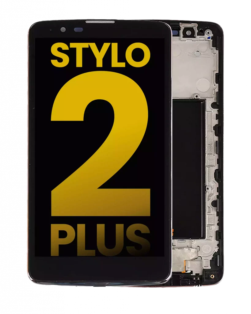 LCD Assembly With Frame For LG Stylo 2 Plus (K550 / MS550) (Refurbished) (Black)