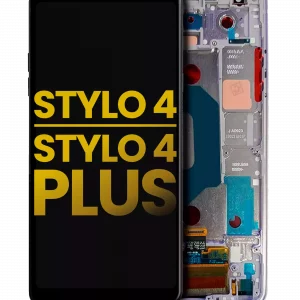 LCD Assembly With Frame For LG Stylo 4 / Stylo 4 Plus (Refurbished) (Lavender Violet)